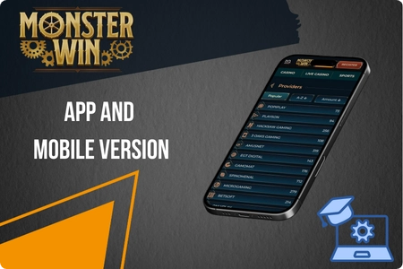 Monsterwin App and Mobile Version